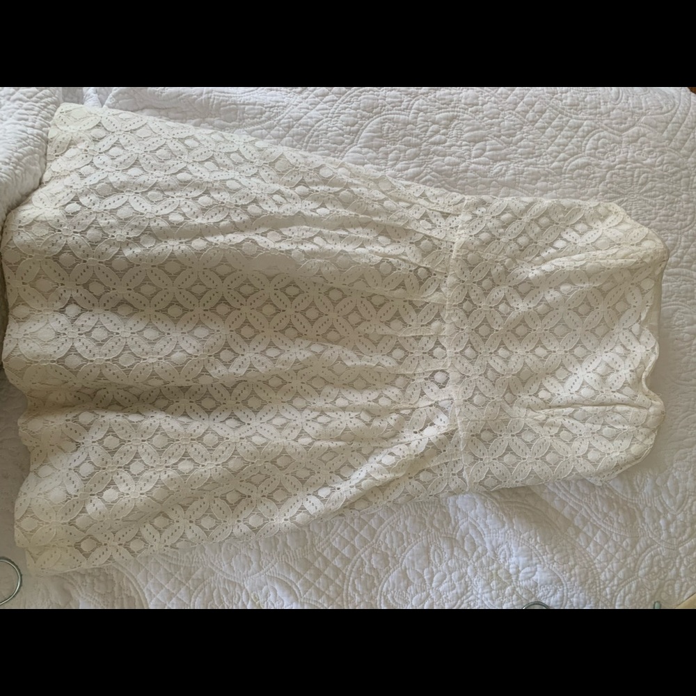 Lilly Pulitzer white lace Caitlin dress